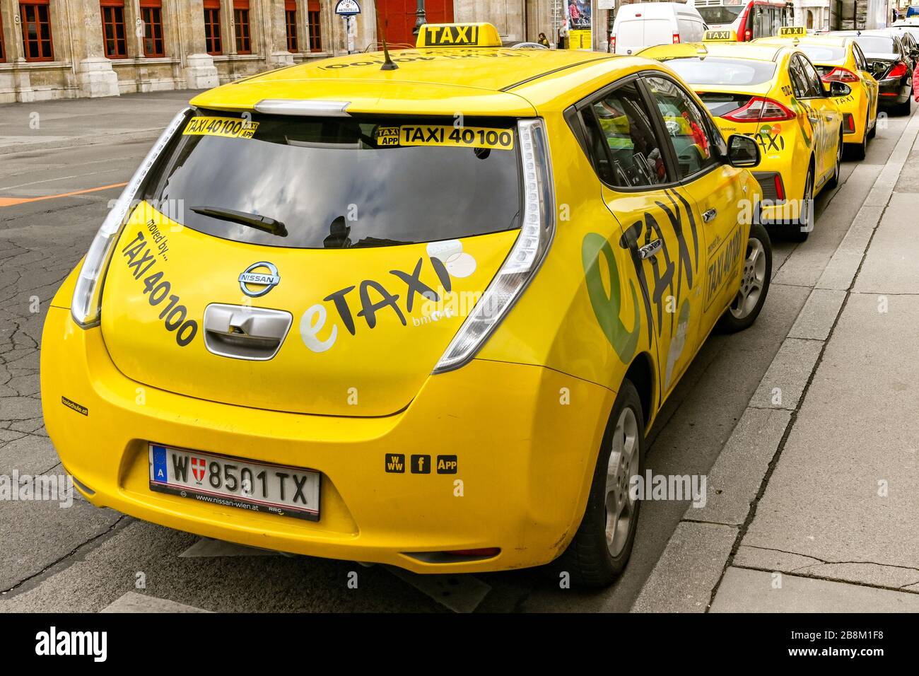 Electric taxi hires stock photography and images Alamy