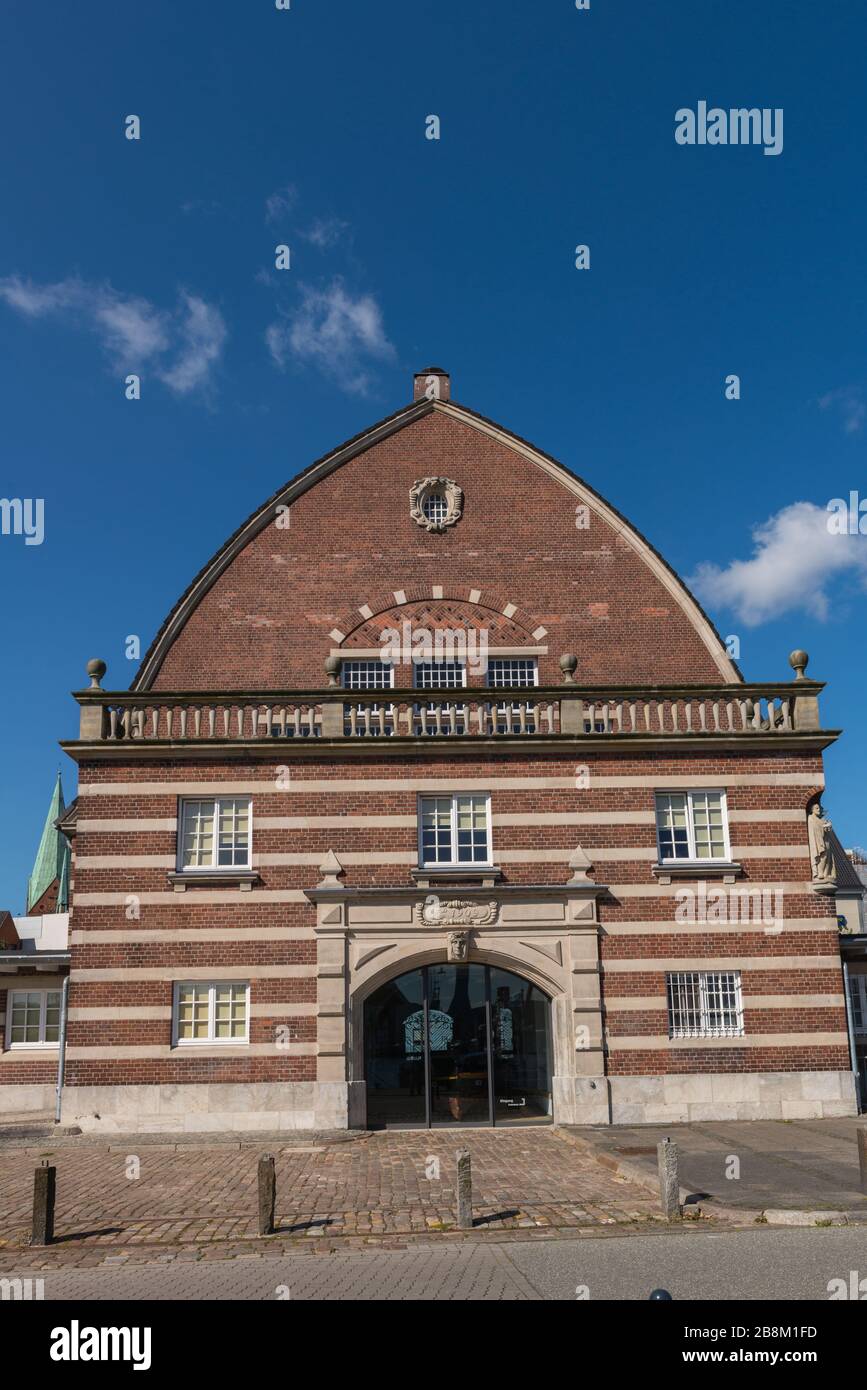 Fischauktionshalle or former fish market, today Schiffahrtsmuseum or Museum for Shipping Kiel, Schleswig-Holstein, North Germany, Central Europe Stock Photo