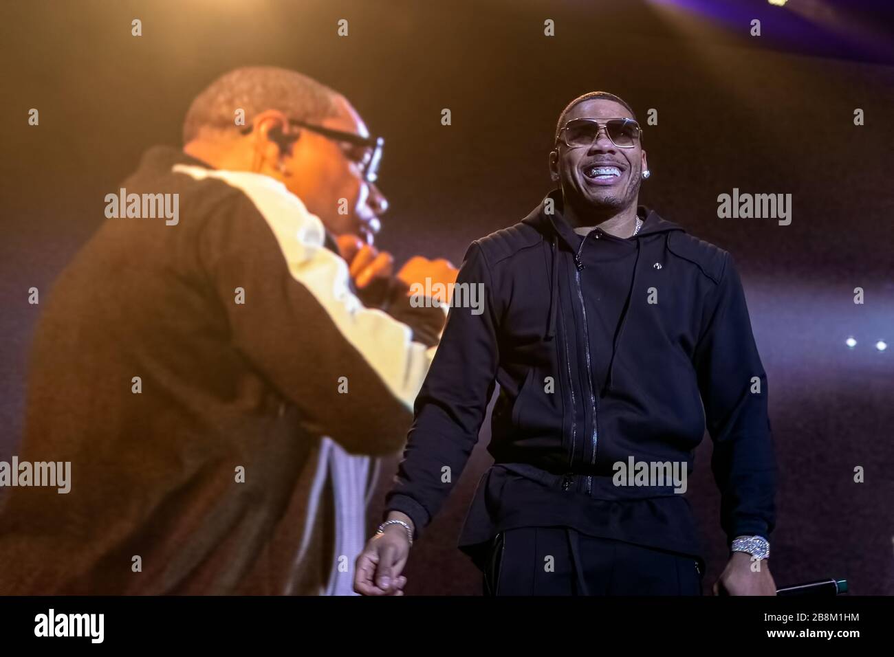 March 10, 2020: Rapper Nelly performing at Liverpool M&S Arena UK , Liverpool as pary of the Kisstory Blast off Tour 2020 (Credit Image: © Andy Von Pip/ZUMA Wire) Stock Photo
