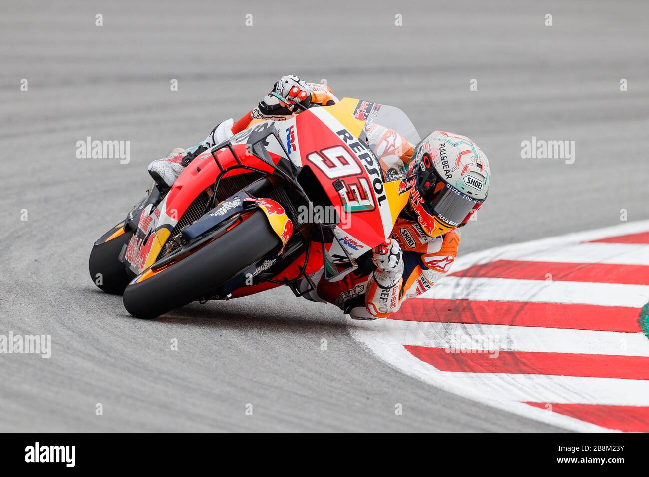 MONTMELO, SPAIN - JUNE 14: Marc Marquez of Repsol Honda Team during the  Free practice motoGP at Circuit de Catalunya on June 14, 2019 in Montmelo,  Spa Stock Photo - Alamy