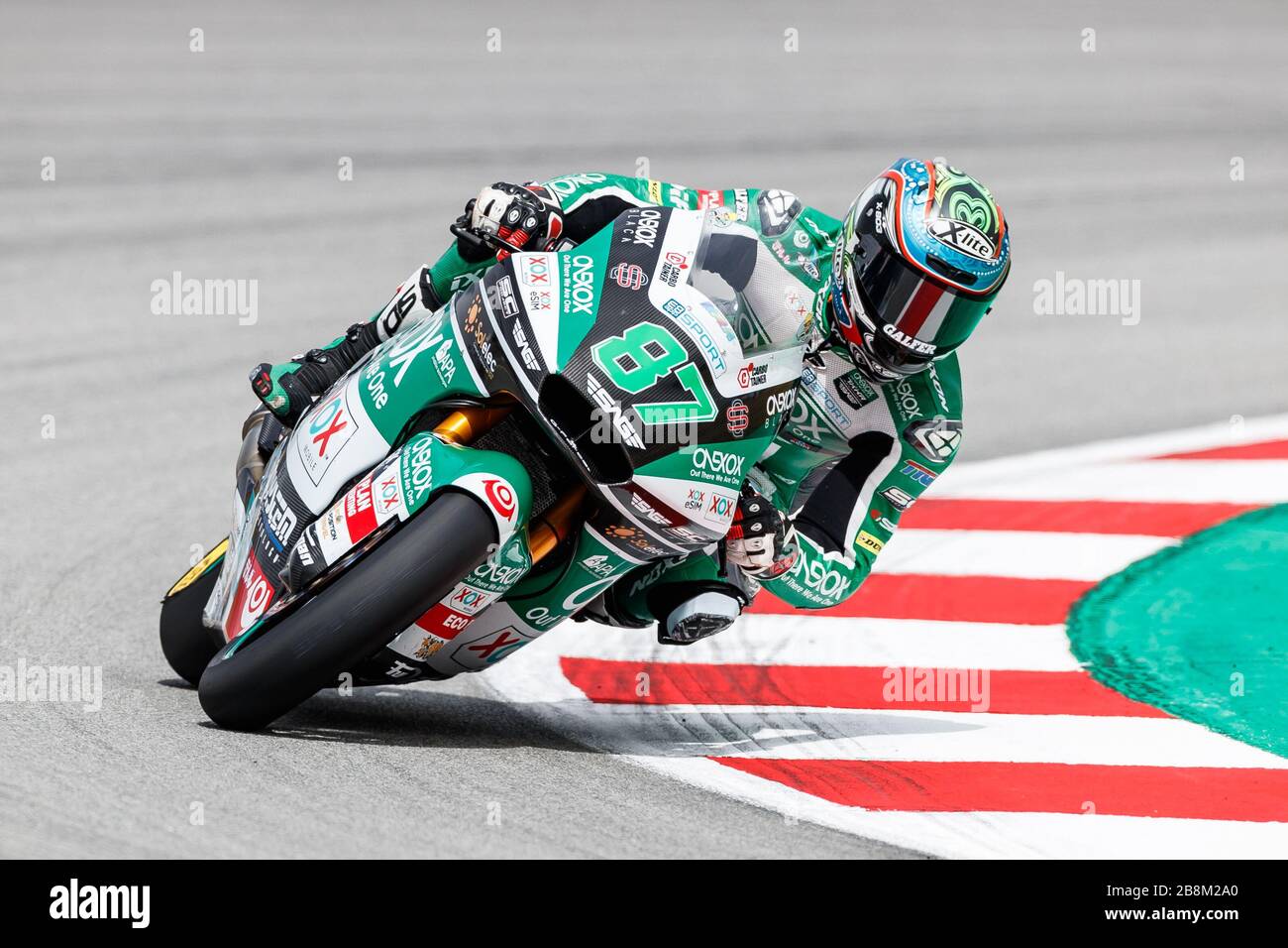 Montmelo Spain June 14 Remy Gardner Of Onexox Tkkr Sag Team During The Free Practice Moto 2 At Circuit De Catalunya On June 14 2019 In Montmelo Stock Photo Alamy