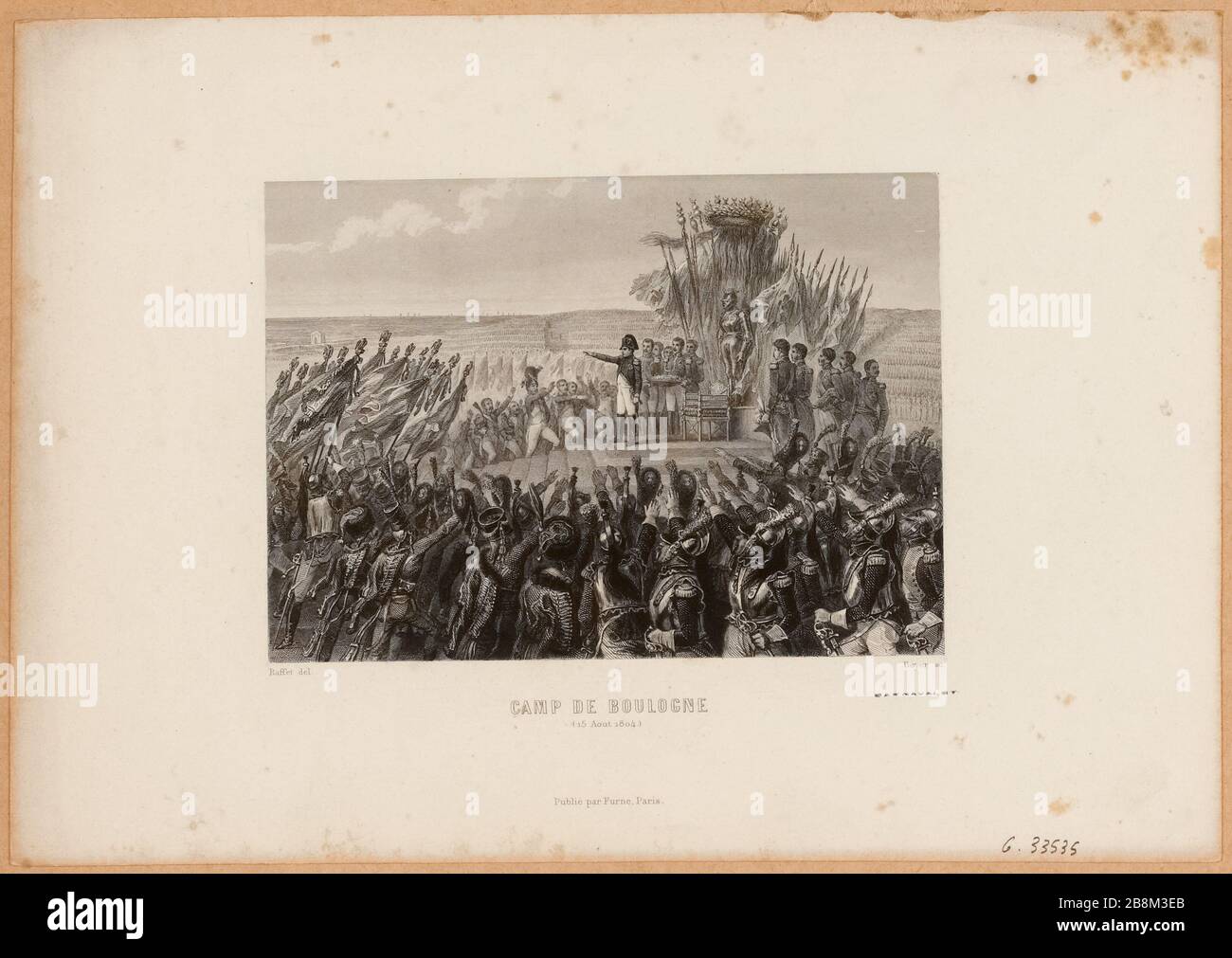 Camp de Boulogne (August 15, 1804) (TI Stock Photo Alamy