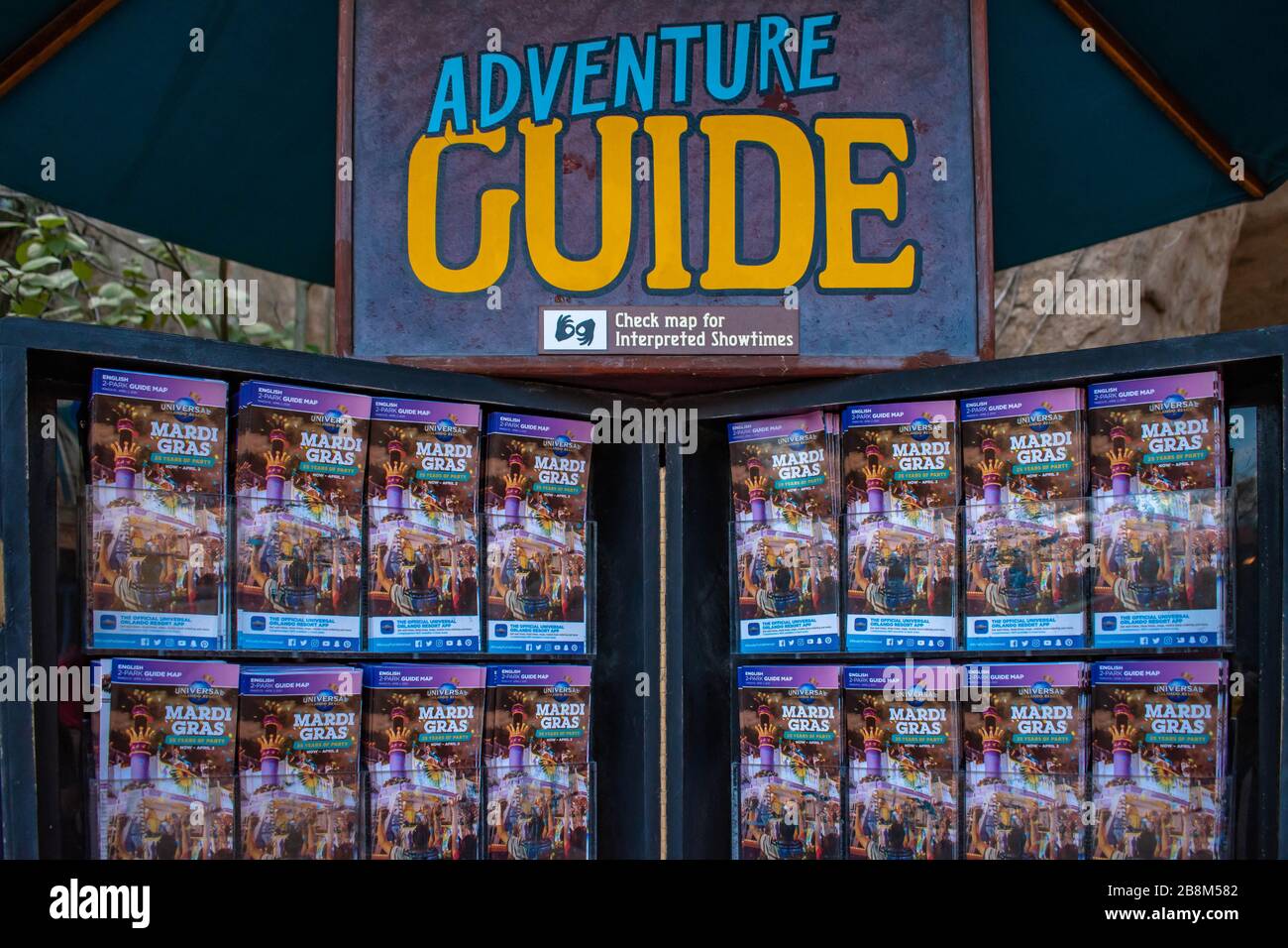 2019 Universal Studios Orlando Map and Islands of Adventure Map 