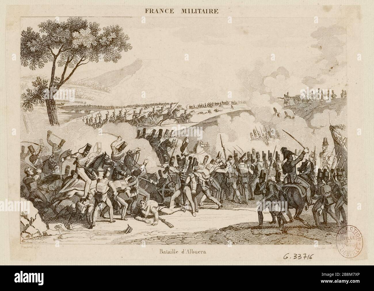 France Military / Battle of Albuera (IT) Stock Photo