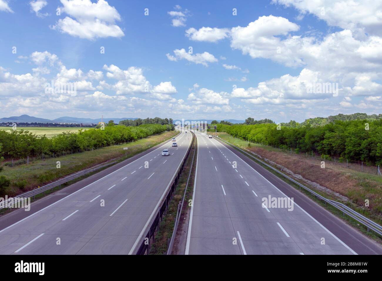 The M0 motorway around Budapest in Hungary Stock Photo Alamy
