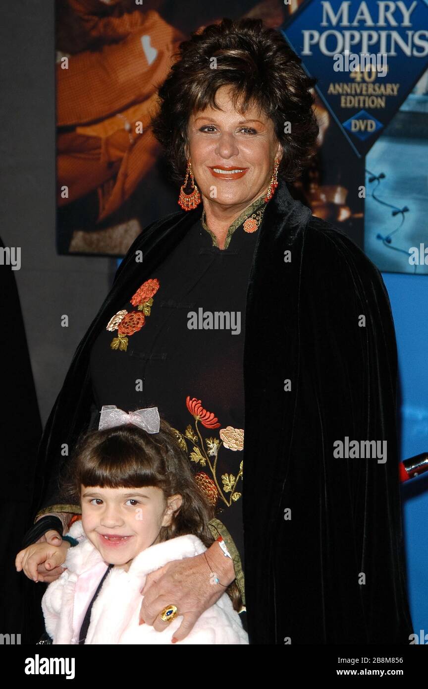 Lainie Kazan And Granddaughter Isabella At The Mary Poppins 40th Anniversary Special Edition Dvd Pre Premiere Gala Held At The El Capitan In Hollywood Ca The Event Took Place On Tuesday November 30