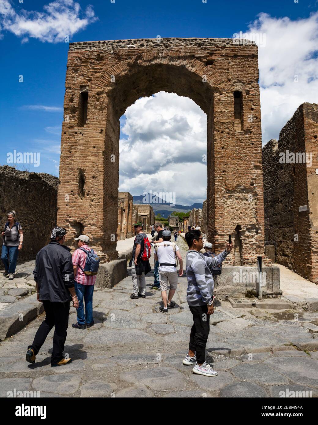 Column columns pillar pillars roman pompeii rome ruins hi-res stock ...