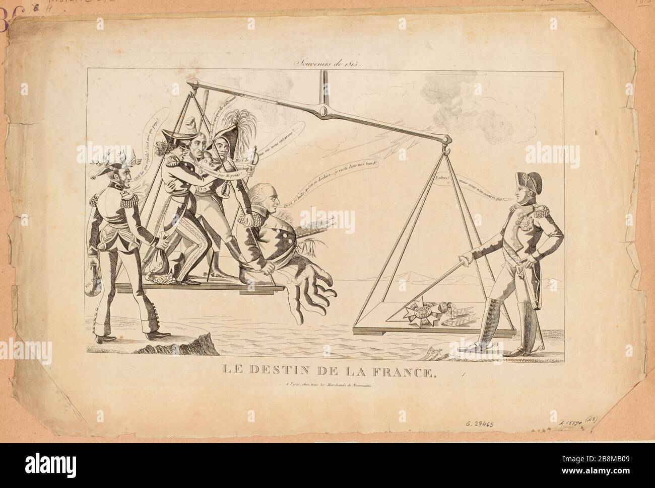 The fate of France (IT) Stock Photo