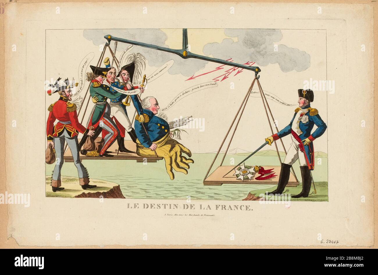 The fate of France (IT) Stock Photo
