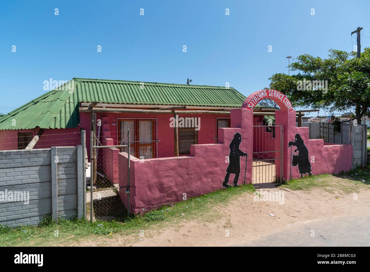 Zwelihle, Hermanus, Western Cape, South Africa. Dec 2019.  Housing at Zwelihle township at Hermanus, Western Cape, South Africa. Stock Photo