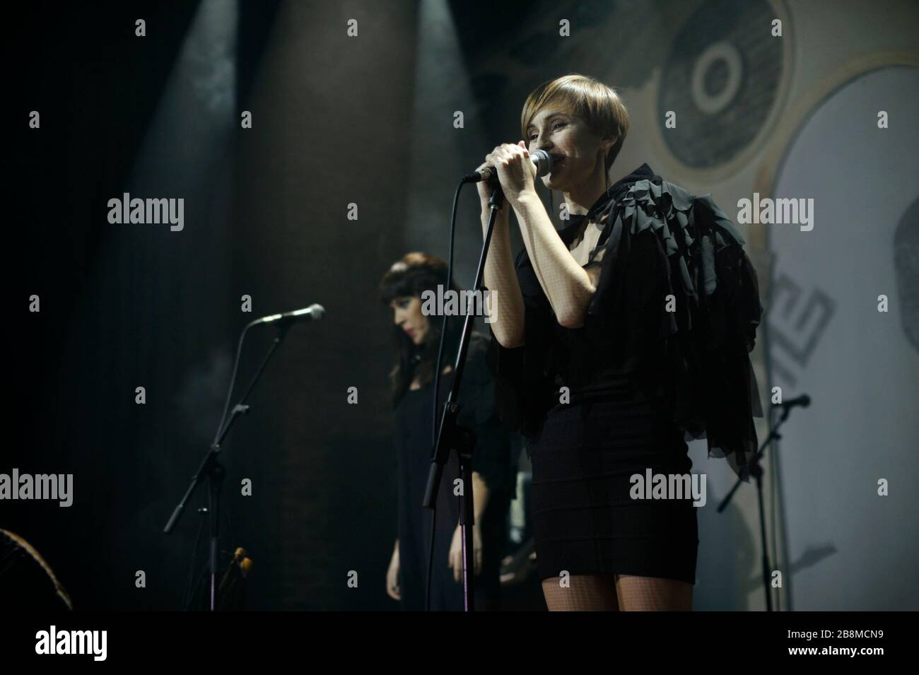 Ukrainian electrofolk band GoA and singer Katya Pavlenko performing