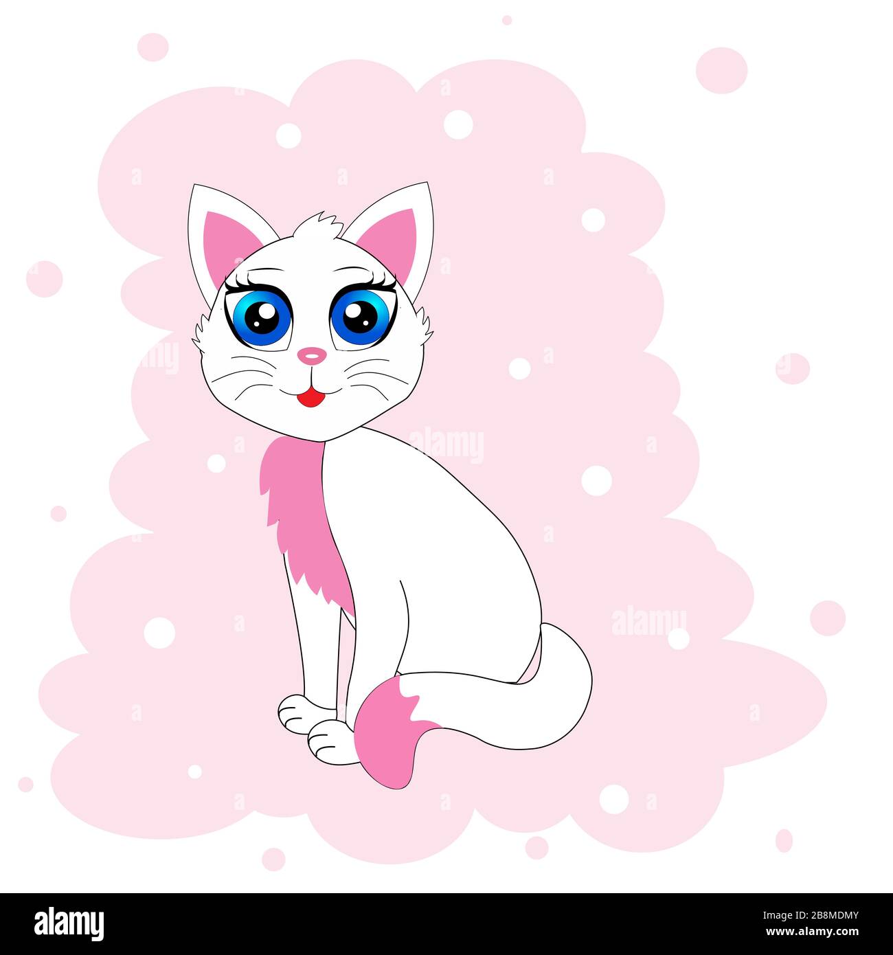 cat kitten cartoon illustration vector Stock Vector Image & Art Alamy