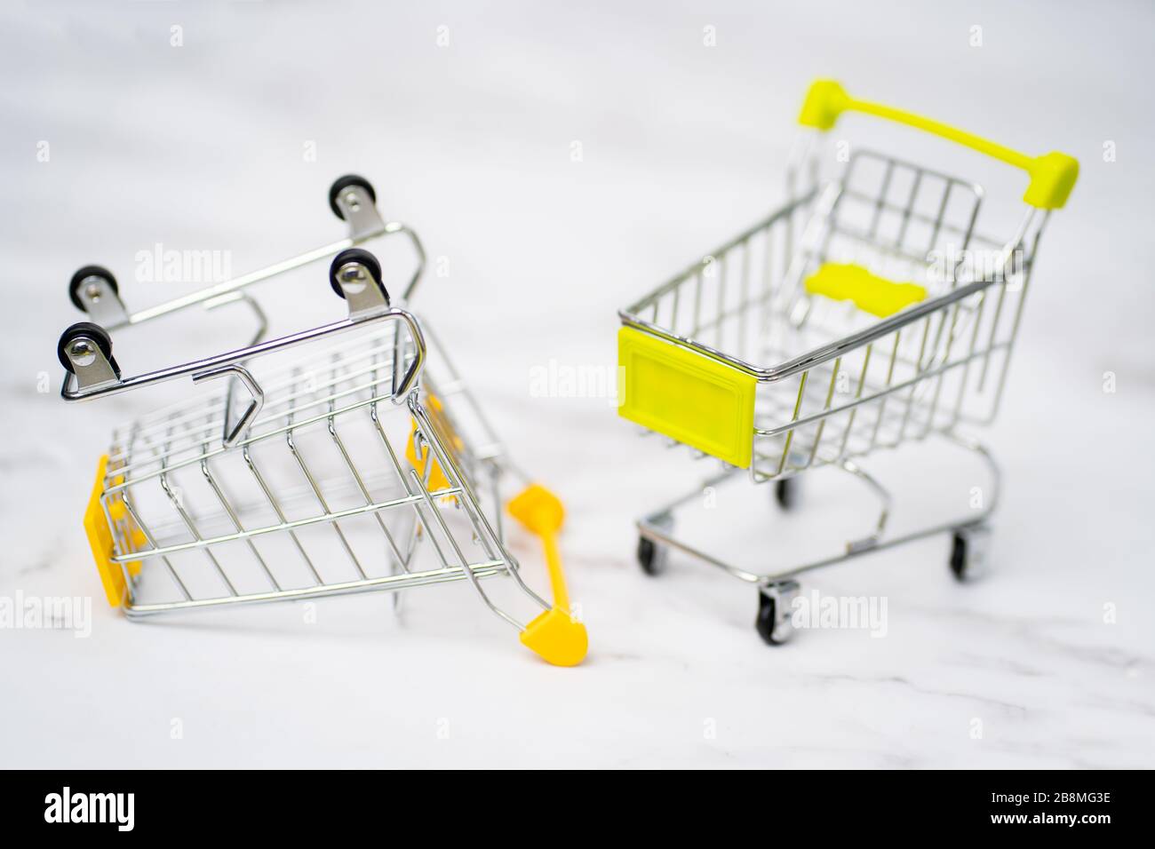 metal toy shopping trolley