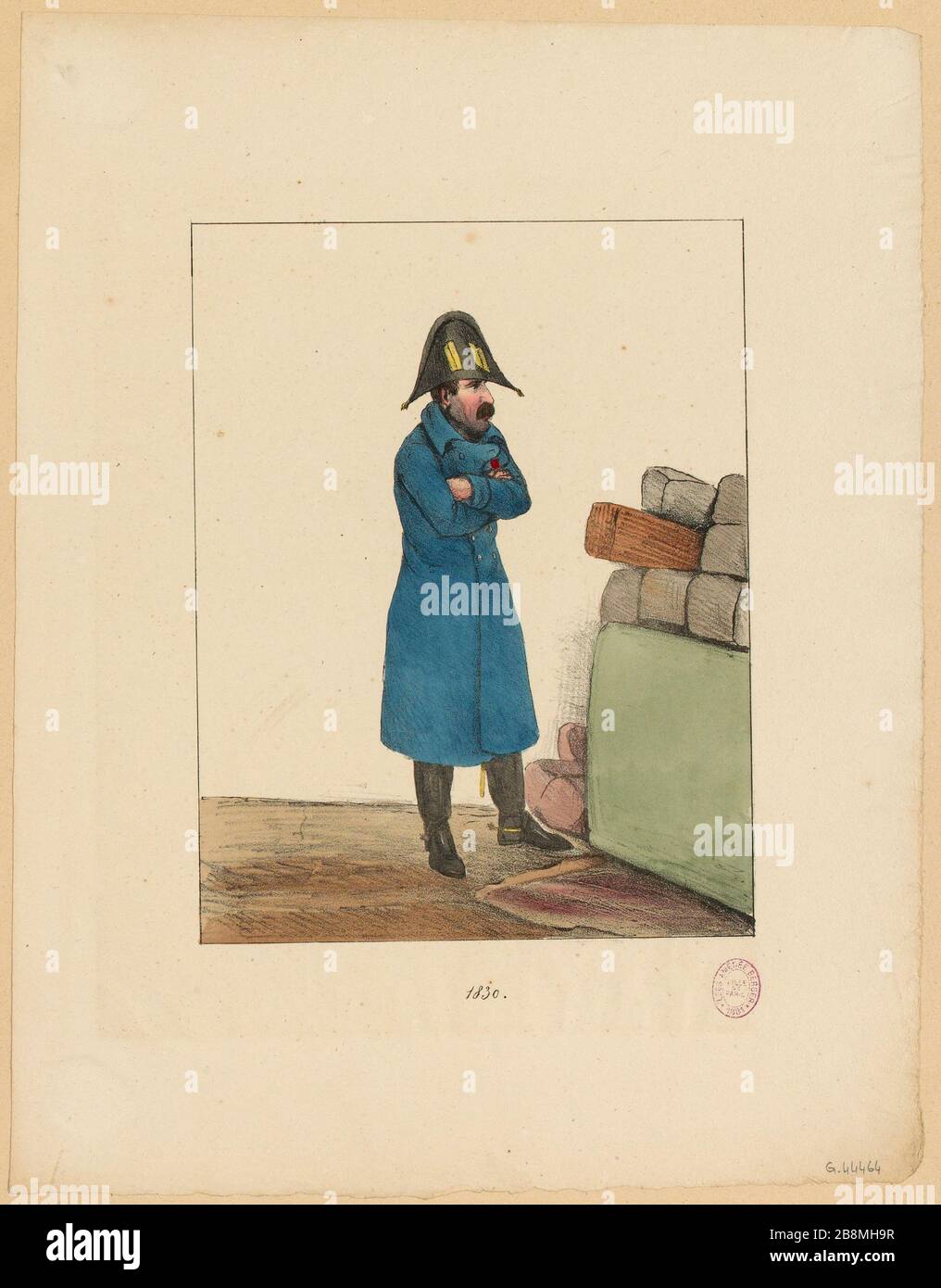 Hat fashion vintage man 1800s hi-res stock photography and images - Alamy