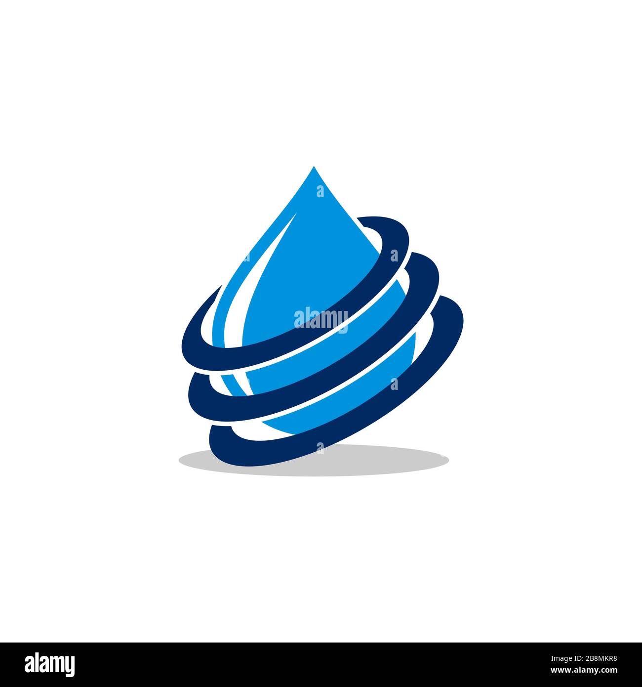 Swoosh Drop Water Logo Template Illustration Design. Vector EPS 10 ...