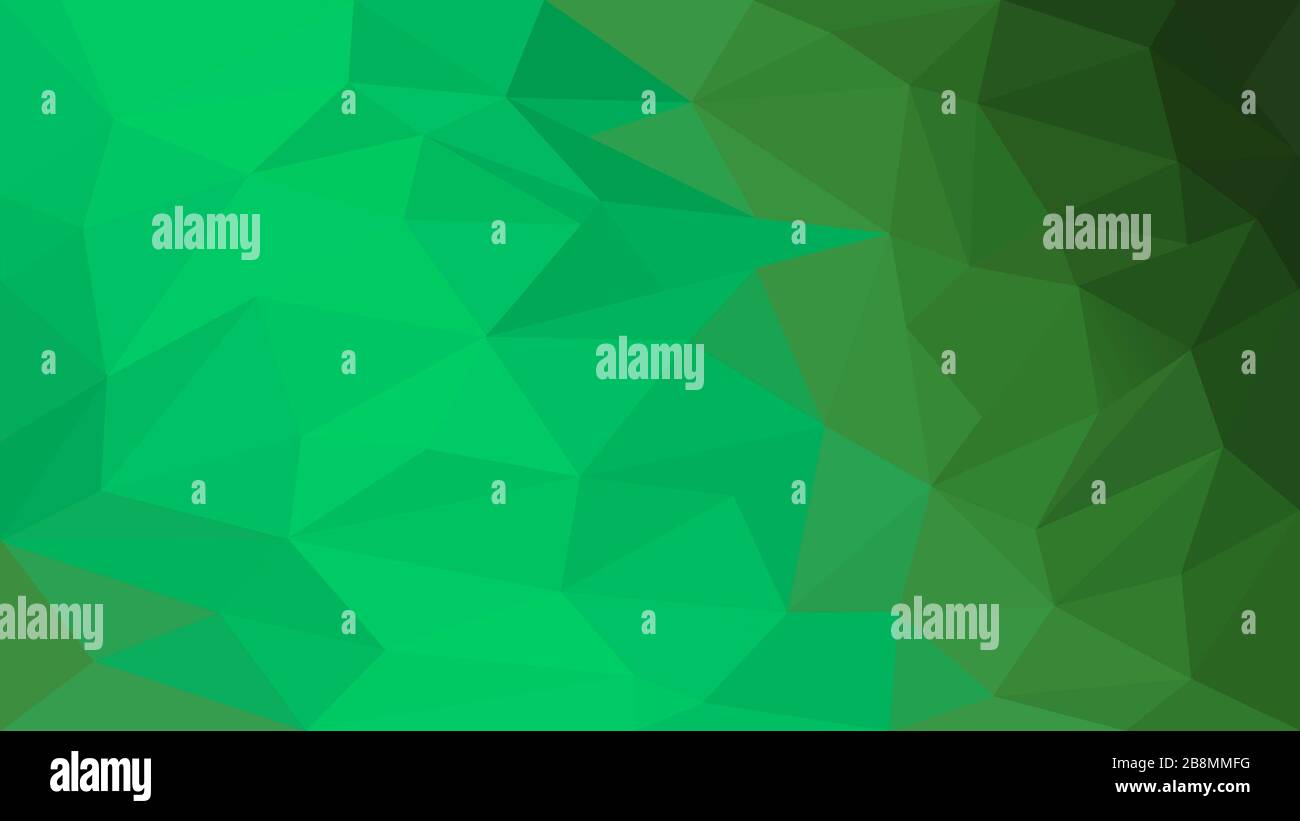 Abstract green modern low poly background Stock Photo - Alamy