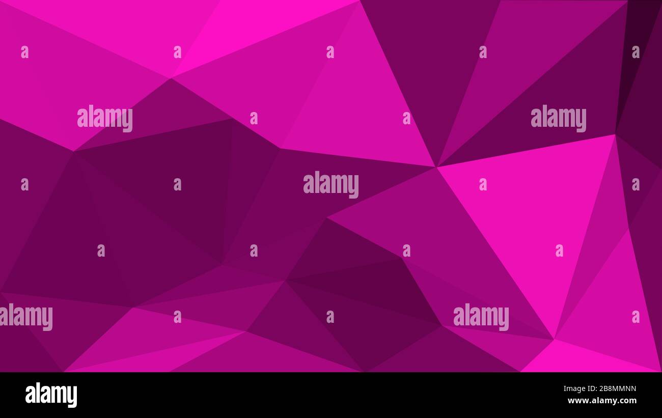 Abstract background with triangles. Purple low poly backdrop Stock ...