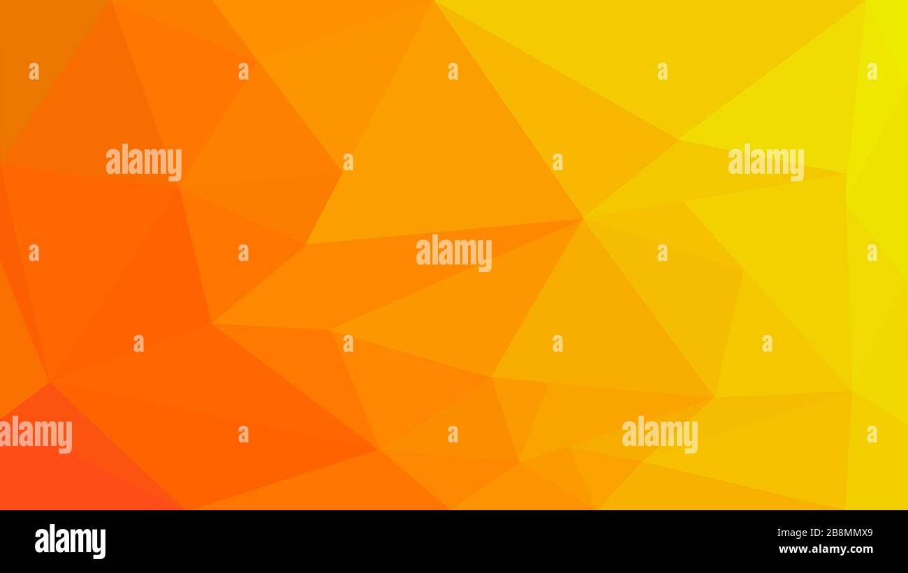 Abstract orange geometric low poly background Stock Photo - Alamy