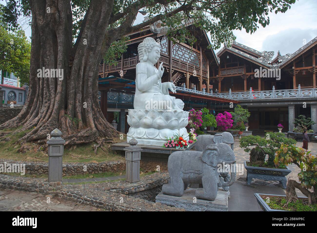 Khai Doan Pagoda King Honored Pagoda, The Historical Relic in Buon Ma Thuot, Dak Lak, Vietnam Stock Photo
