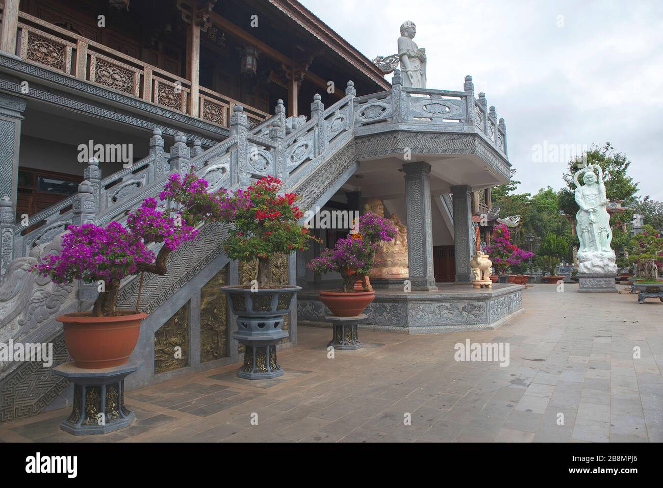 Khai Doan Pagoda King Honored Pagoda, The Historical Relic in Buon Ma Thuot, Dak Lak, Vietnam Stock Photo