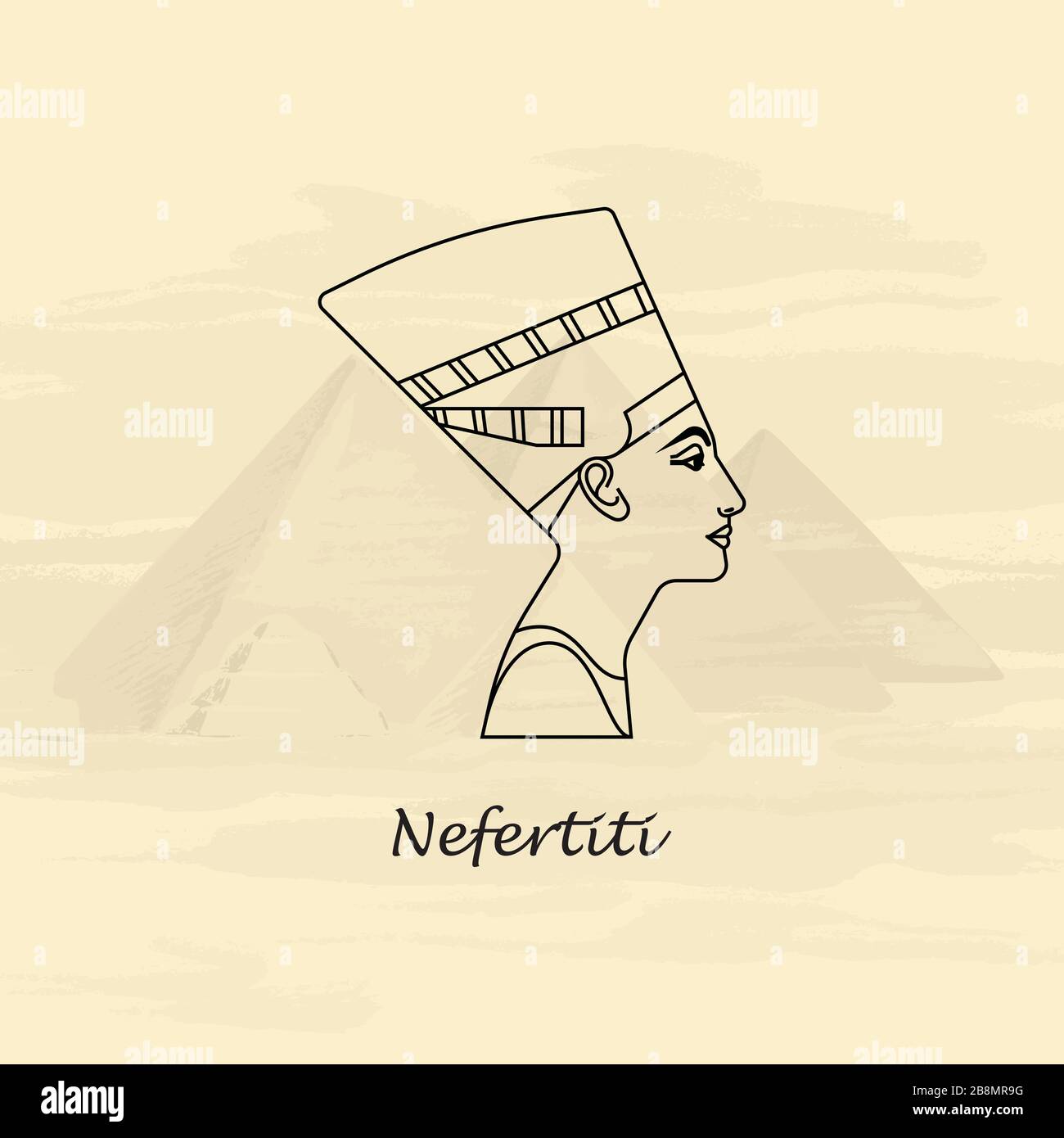 Statue of a pharaoh Stock Vector Images - Alamy