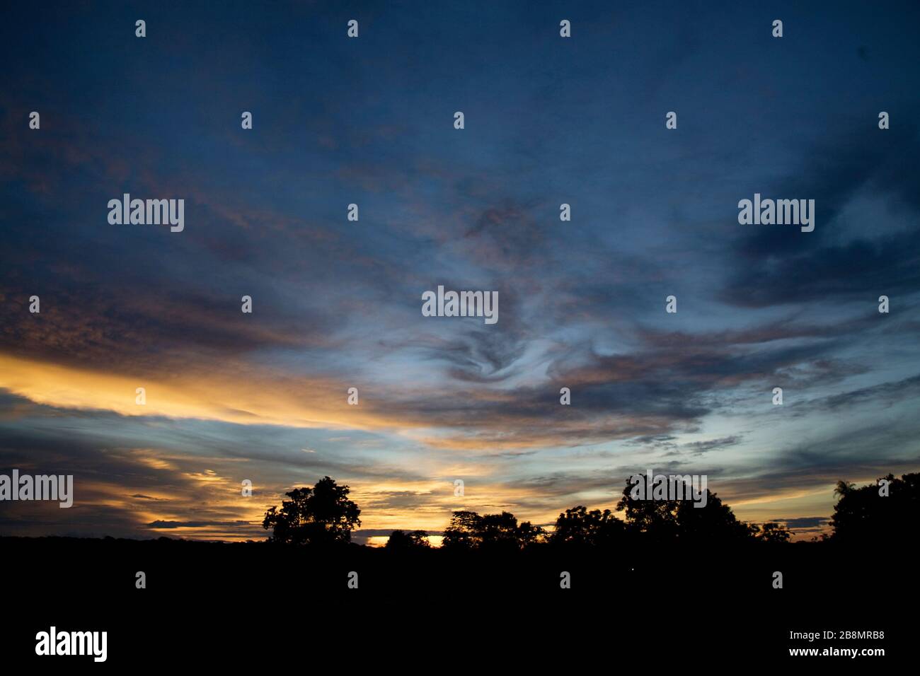 Landscape, Sunset, Miranda, Mato Grosso do Sul, Brazil Stock Photo Alamy