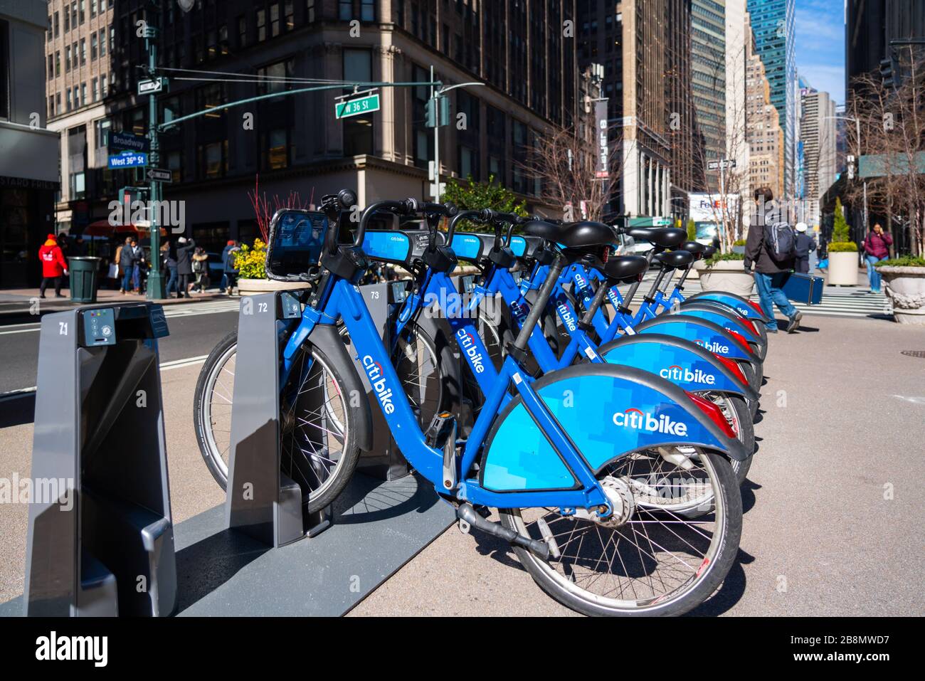 Station of Citi, Bike a privately owned public bicycle sharing system ...
