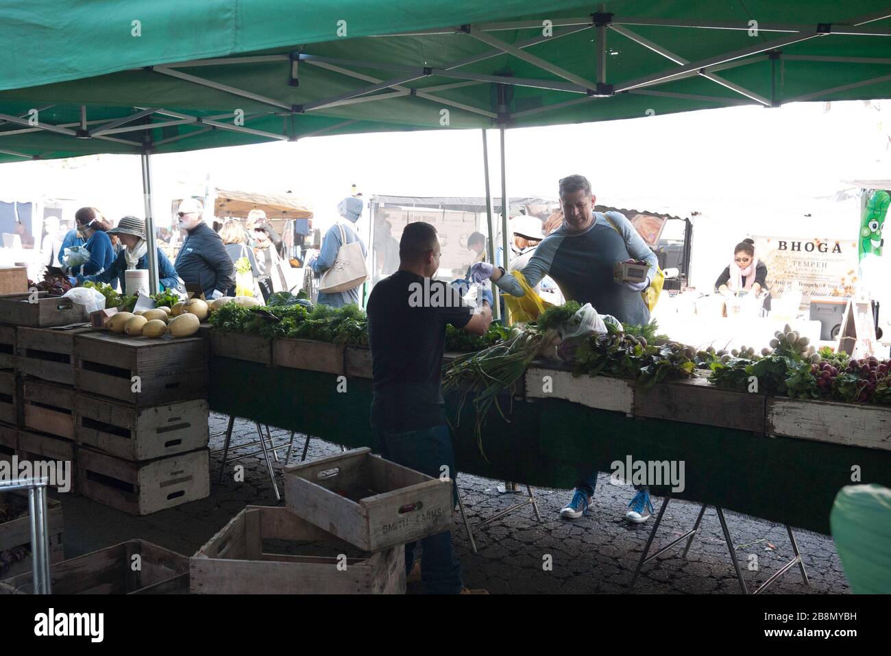 Farmer's Market, Mar Vista, CA Stock Photo