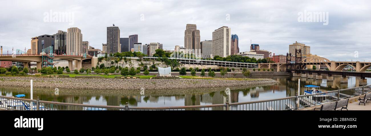 Saint Paul, the State Capital of Minnesota, United States Of America ...