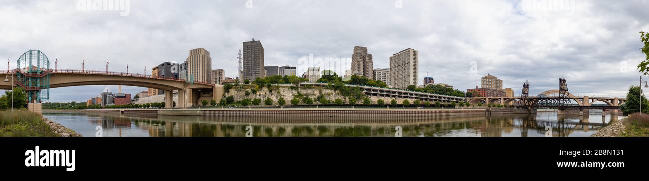 Saint Paul, the State Capital of Minnesota, United States Of America ...