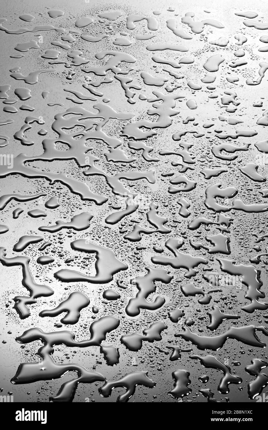 Water droplets on black background Stock Photo Alamy