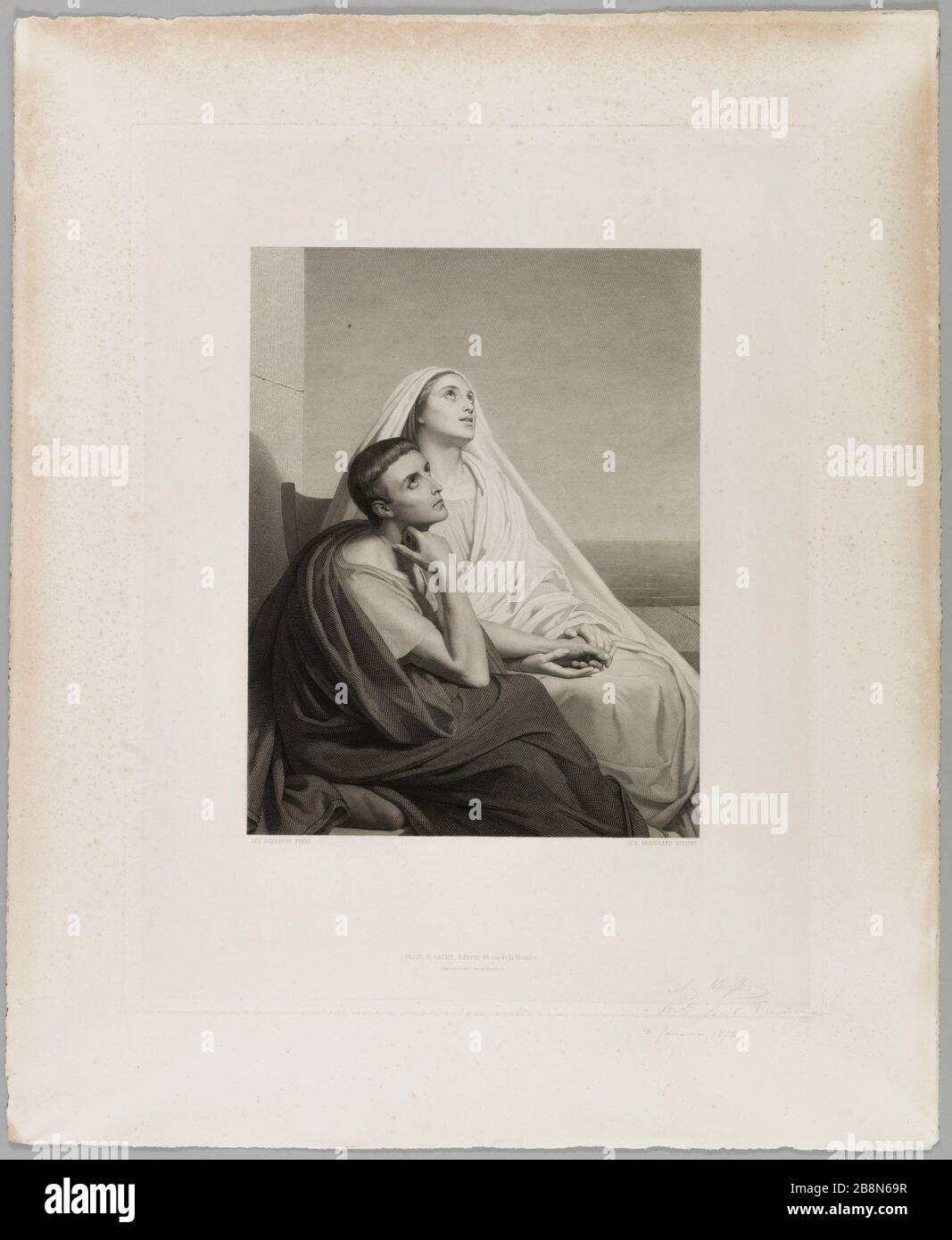 Saint Augustine and his mother Saint Monica AchilleVictor Beaugrand