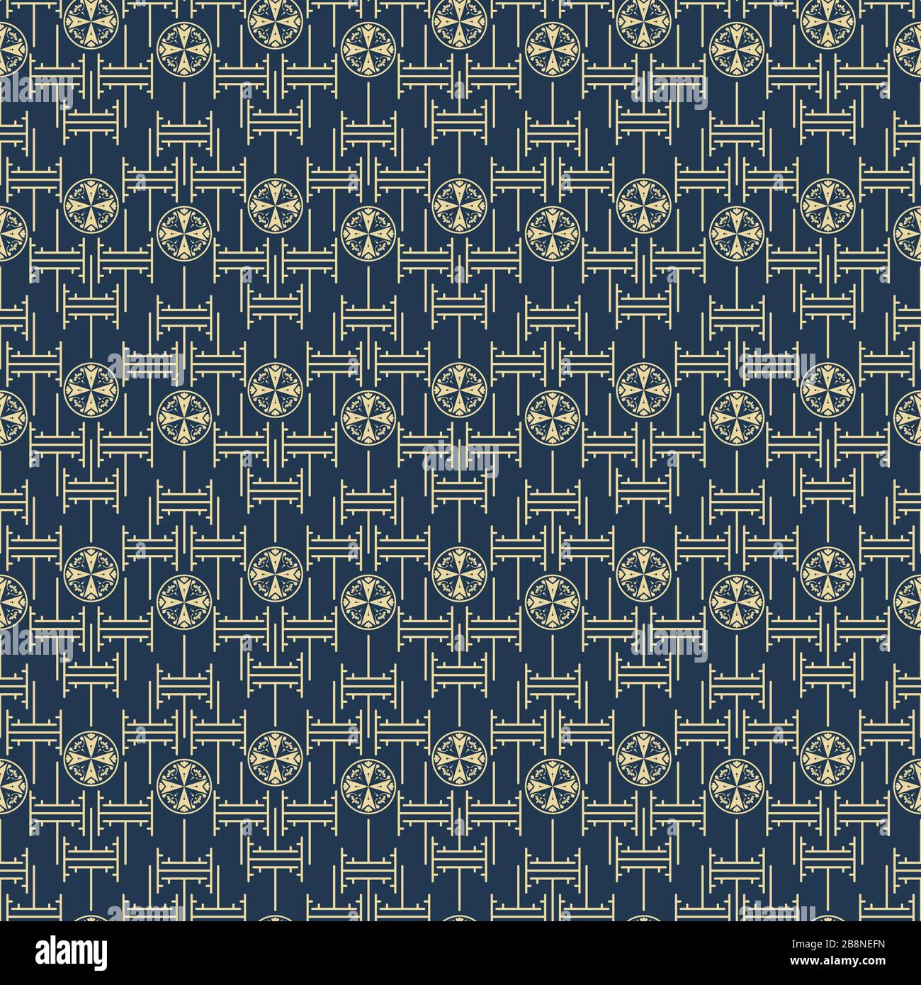 Chinese geometric background seamless pattern vector. Stock Vector