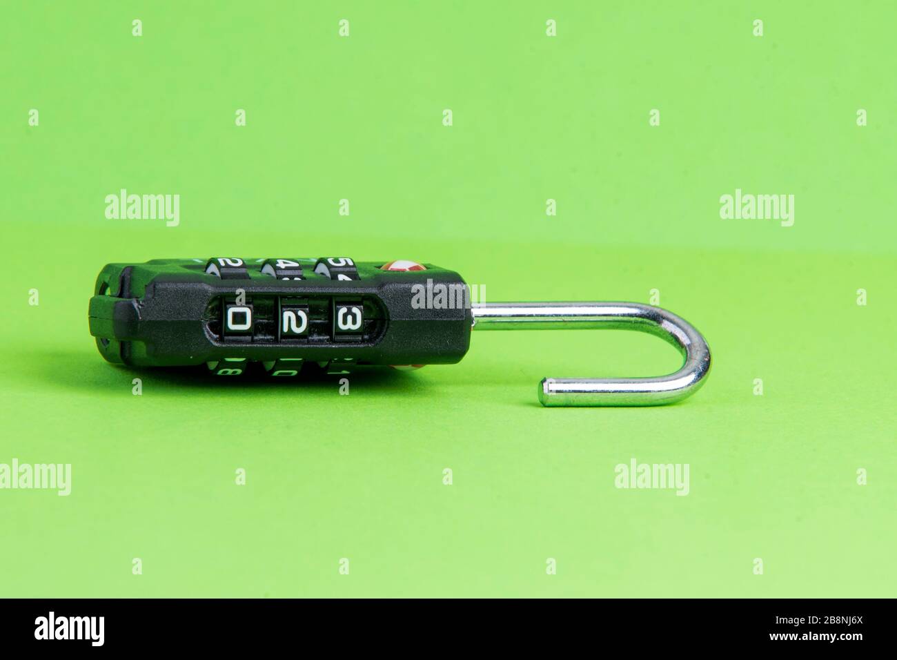 combination lock with the figures of the year Stock Photo Alamy