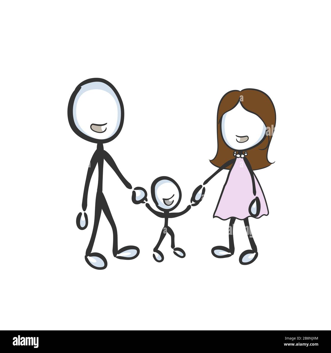 Happy family. Mother father and child holding hands. Kid with mom and dad. Hand drawn. Stickman cartoon. Doodle sketch, Vector graphic illustration Stock Vector Image & Art - Alamy Happy family. Mother father and child holding hands. Kid with mom and dad. Hand drawn. Stickman cartoon. Doodle sketch, Vector graphic illustration Stock Vector Image & Art - Alamy
