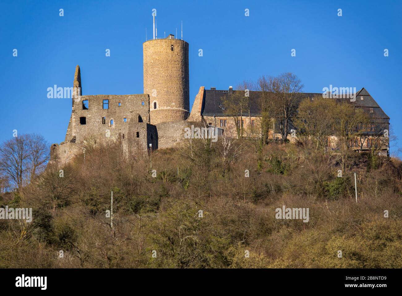 Gleiberg Castle, Wettenberg Krofdorf-Gleiberg, Hesse, Germany, Europe Stock Photo