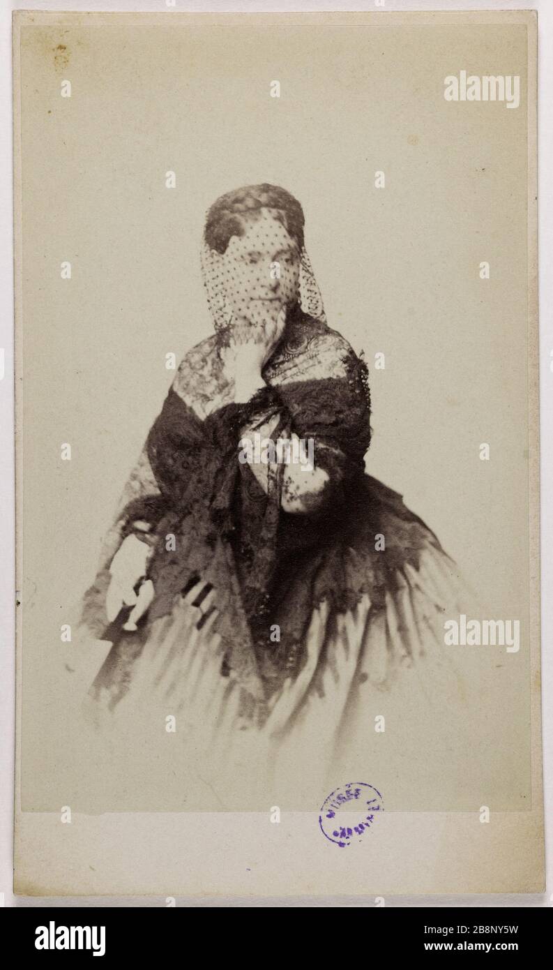 Portrait of Princess Mathilde Bonaparte (Princess Demidov) (1820-1904)  Anonyme. Portrait de la princesse Mathilde Bonaparte (Princesse de  Demidoff), (1820-1904). Carte de visite (recto). Tirage sur papier  albuminé. 1860-1890. Paris, musée Carnavalet