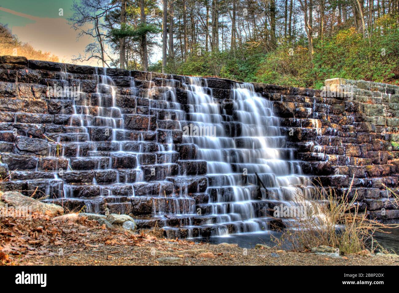 Otter Lake Dam, Virginia Stock Photo Alamy