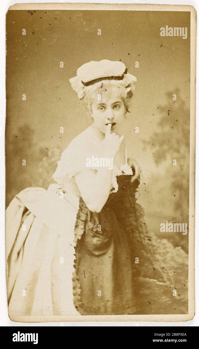 Portrait of Theo (Cecile Piccolo, wife of Mr Vacher, known), (1854