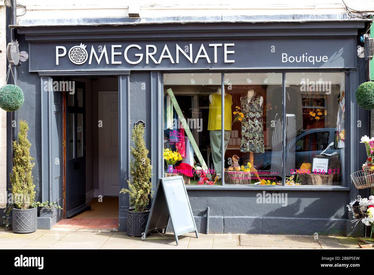 Commercial Property, Coleford, Forest of Dean, Gloucestershire Stock