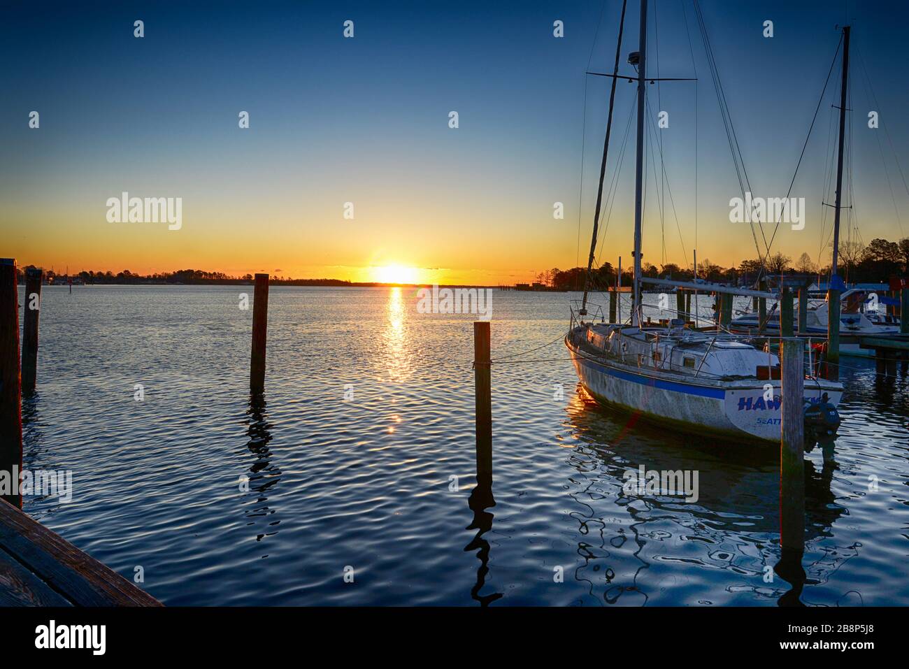 Elizabeth City North Carolina Stock Photo Alamy