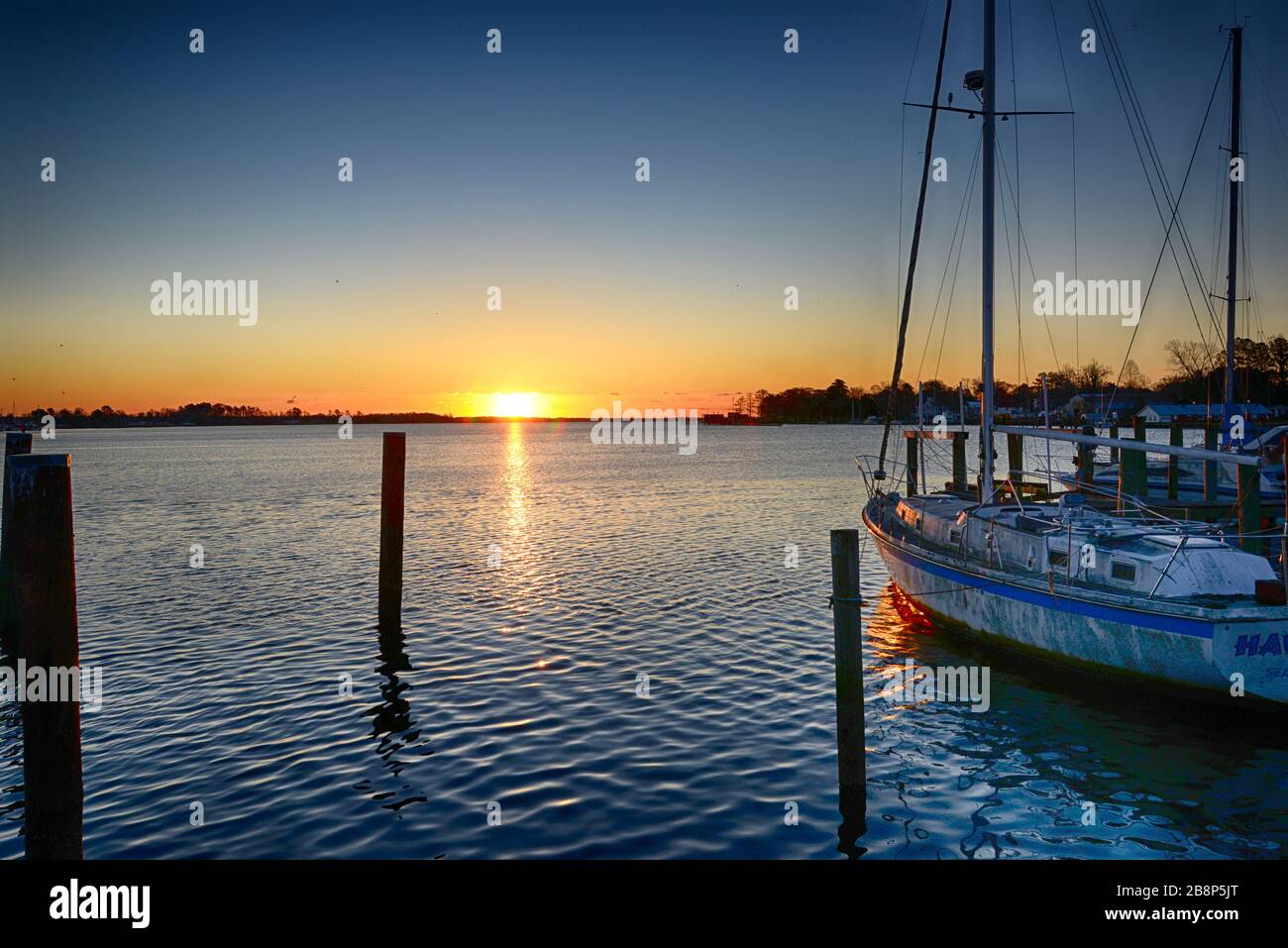 Elizabeth City North Carolina Stock Photo Alamy