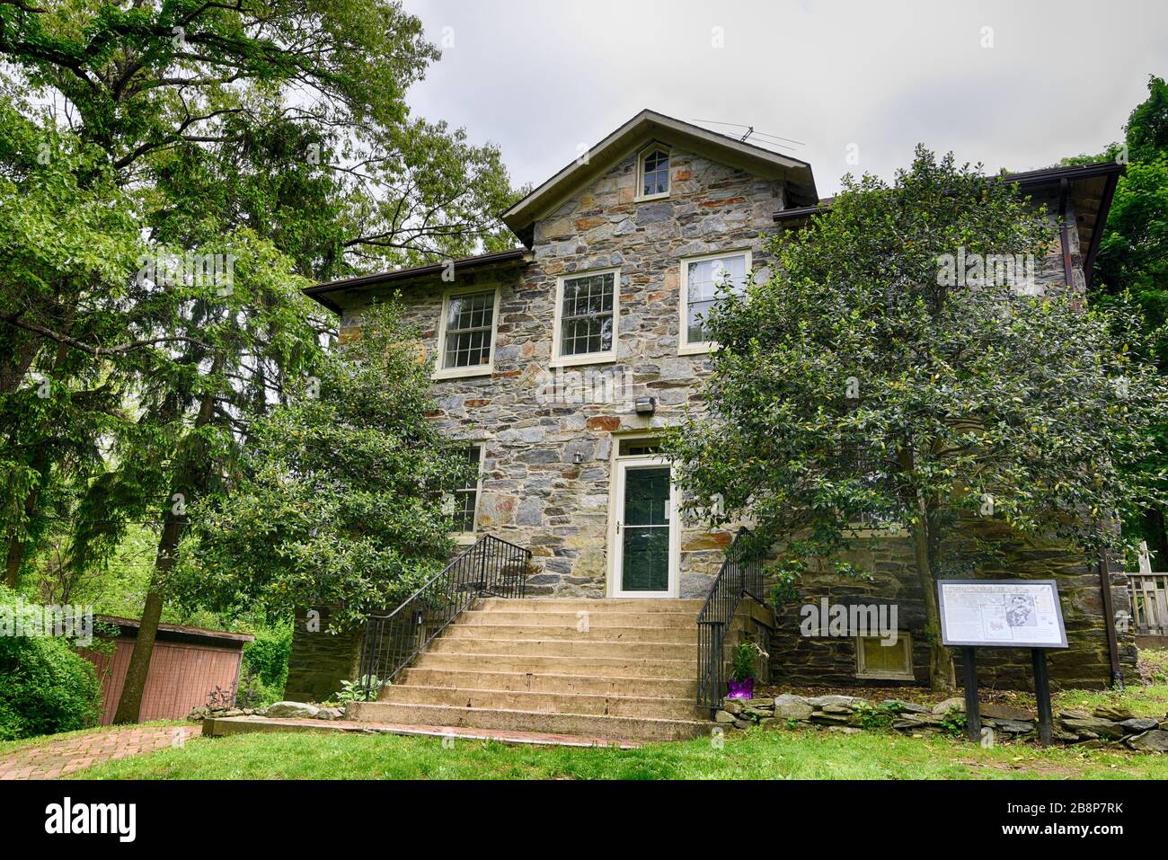 Gathland house of George Alfred Townsend at Crampton's Gap, Maryland Stock Photo