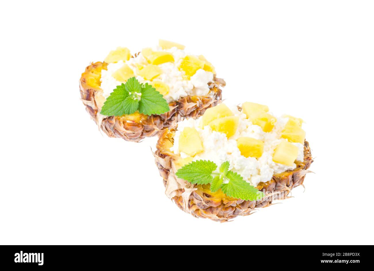 Diet menu. Weight loss program. Dairy products and fruits. Homemade