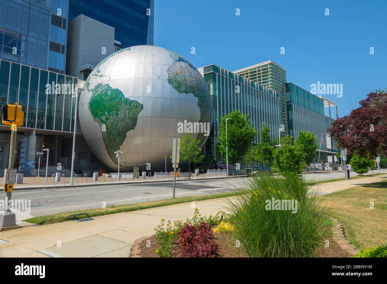 Natural Research Center Raleigh a city in NC North Carolina and current state capitol capital statehouse Stock Photo