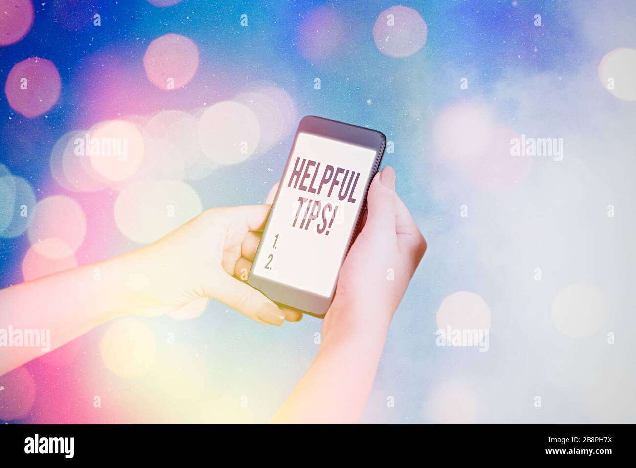 Helpful Images Examples Word writing text Helpful Tips. Business photo showcasing advices given ...