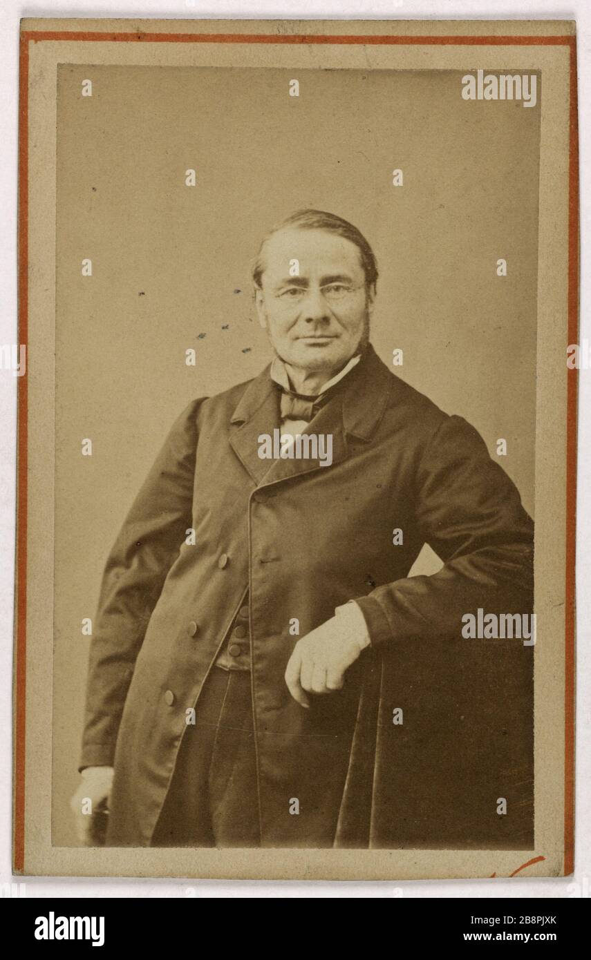 Jules Rollet Portrait of Rolle Jules (1806-1897), (notary clerk, journalist brother ...