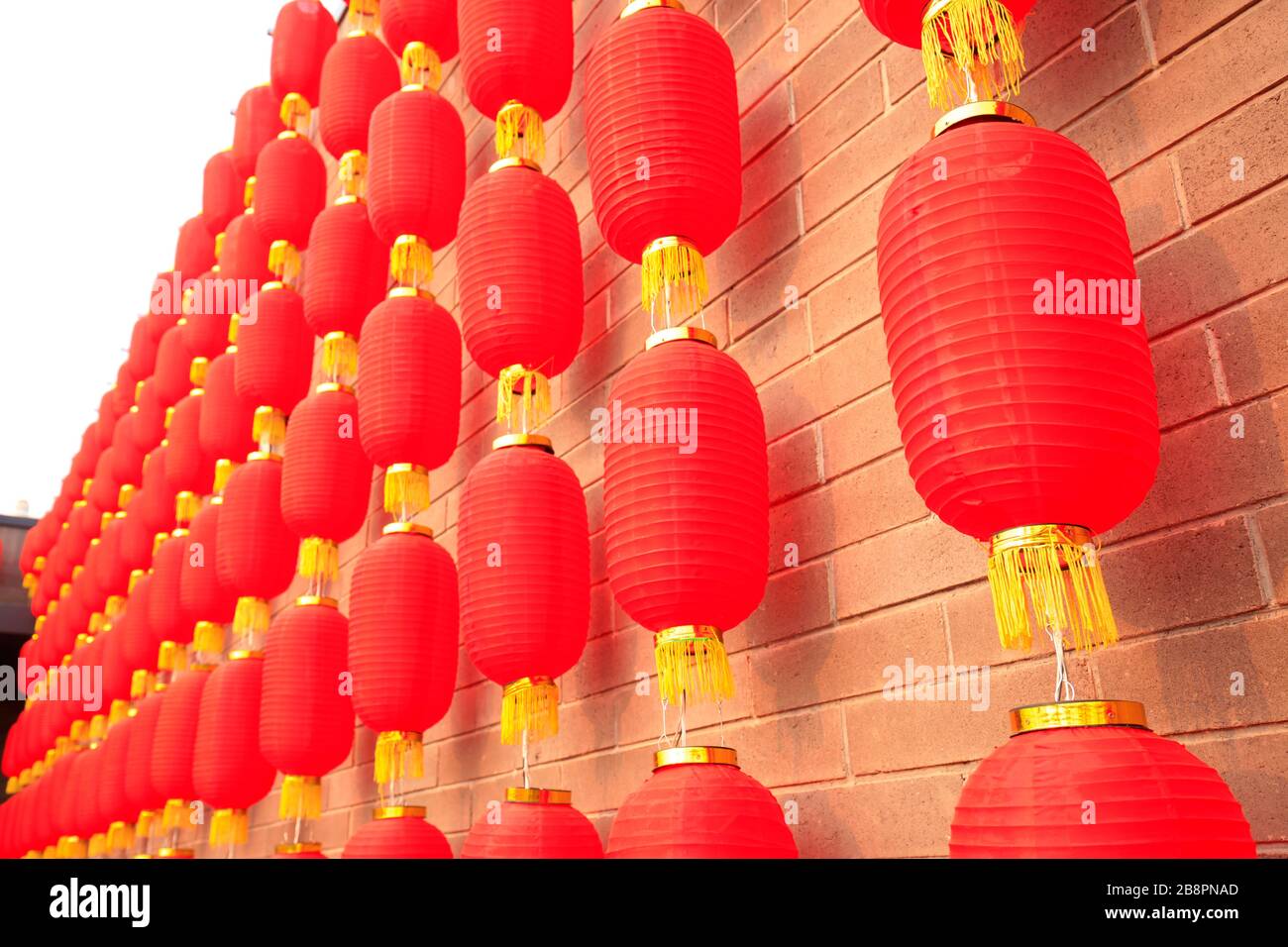 Chinese lanterns symbolize auspiciousness Stock Photo Alamy