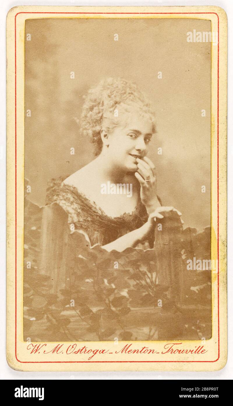 Portrait of Theo (Cecile Piccolo, wife of Mr Vacher, known), (1854