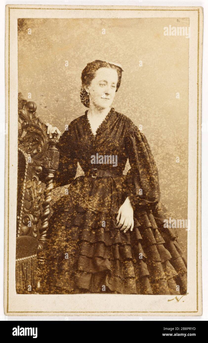 Portrait of Marie Thierry Portrait de Marie Thierry. Carte de visite